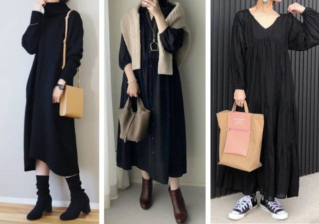 秋の主役は 黒ワンピ で決まり 即マネしたい 大人可愛い最旬ワンピースコーデ8style モデルプレス 秋の主役は 黒ワンピ で決まり 即マネしたい 大人可愛い最旬ワンピースコーデ8style モデルプレス