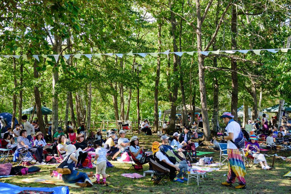 昨年の様子：会場内風景／画像提供：宇宙の森フェス実行委員会