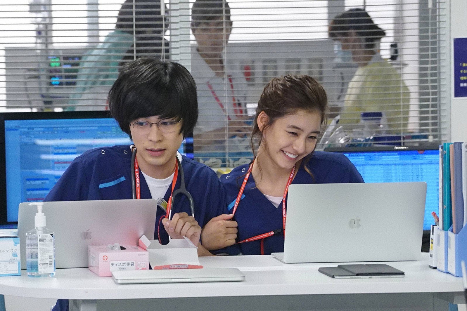 成田凌、新木優子／「コード・ブルー」第5話より（画像提供：フジテレビ）