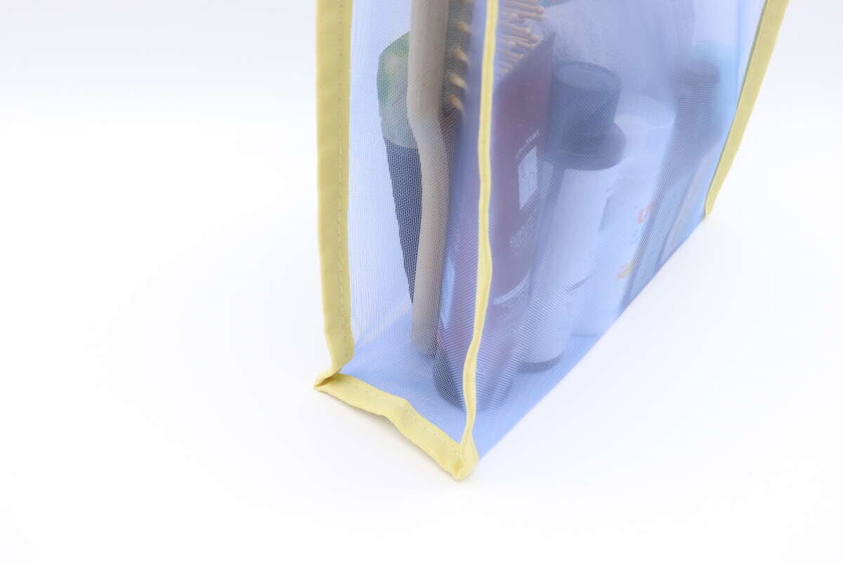 メッシュトートバッグ　マチ