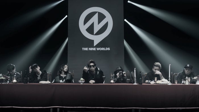 THE NINE WORLDS/「BLACK OR WHITE」より(画像提供:所属事務所)