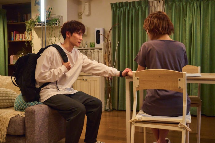 渡辺翔太、中村アン「青島くんはいじわる」第7話より(C)テレビ朝日