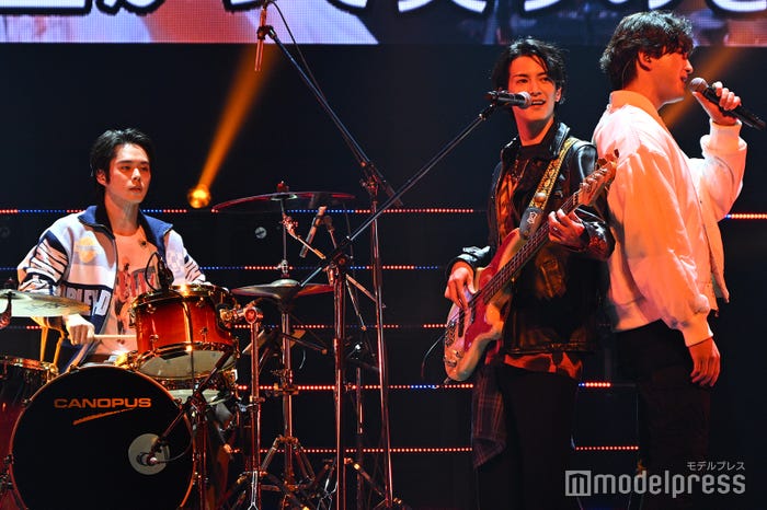 細田佳央太、渡邊圭祐、甲斐翔真「ハンサムライブ」ゲネプロ取材会(C)モデルプレス