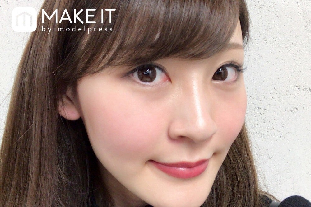 【ヴィセ】「リップ＆チーク」“RD-1”チークとして使用 (C)メイクイット