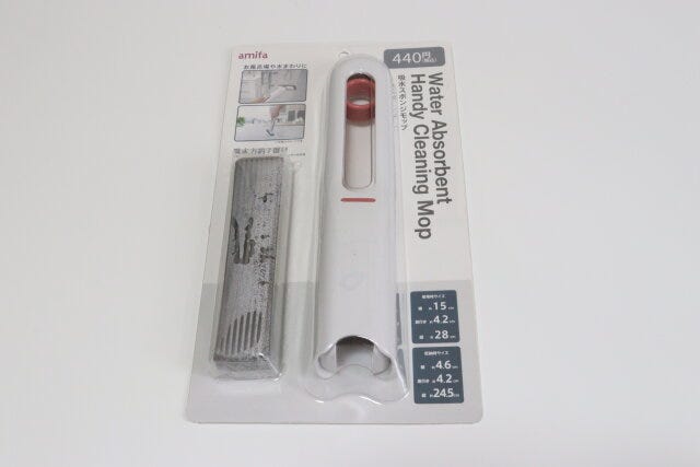 キャンドゥの吸水スポンジモップのパッケージ