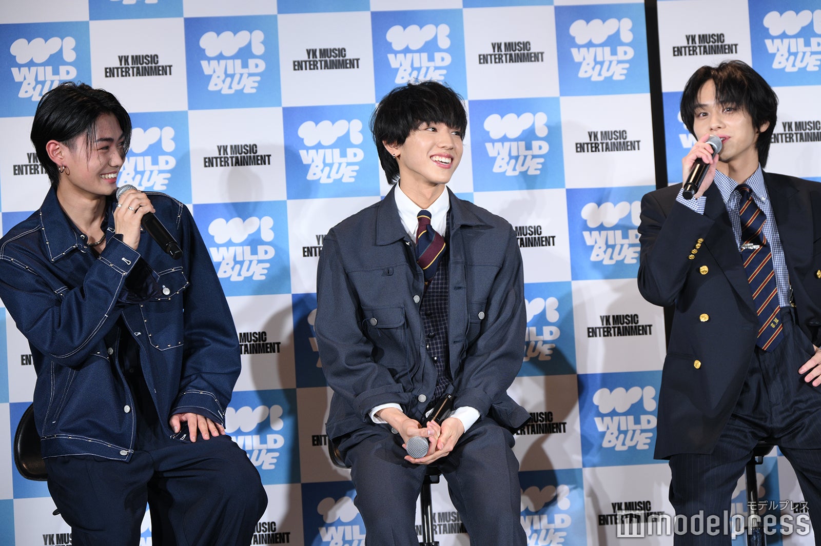WILD BLUE（左から）鈴陽向、池田優斗、山下幸輝（C）モデルプレス