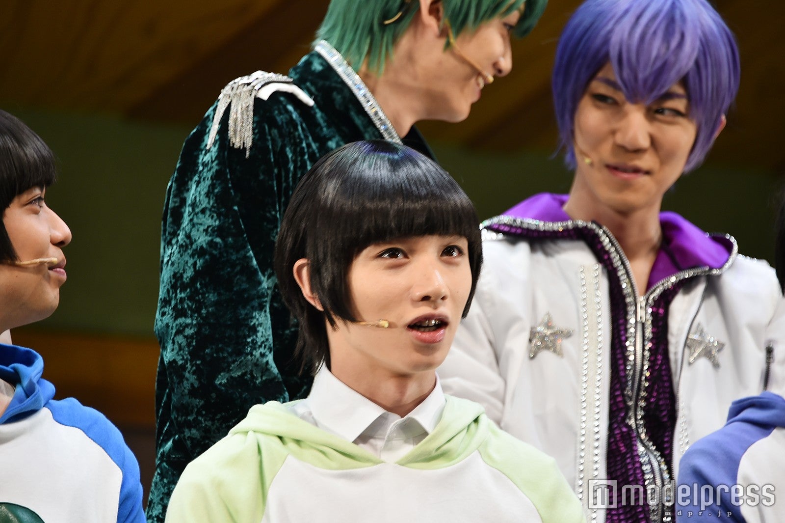 舞台『おそ松さん on STAGE ～SIX MEN’S SHOW TIME 2～』会見 （C）モデルプレス