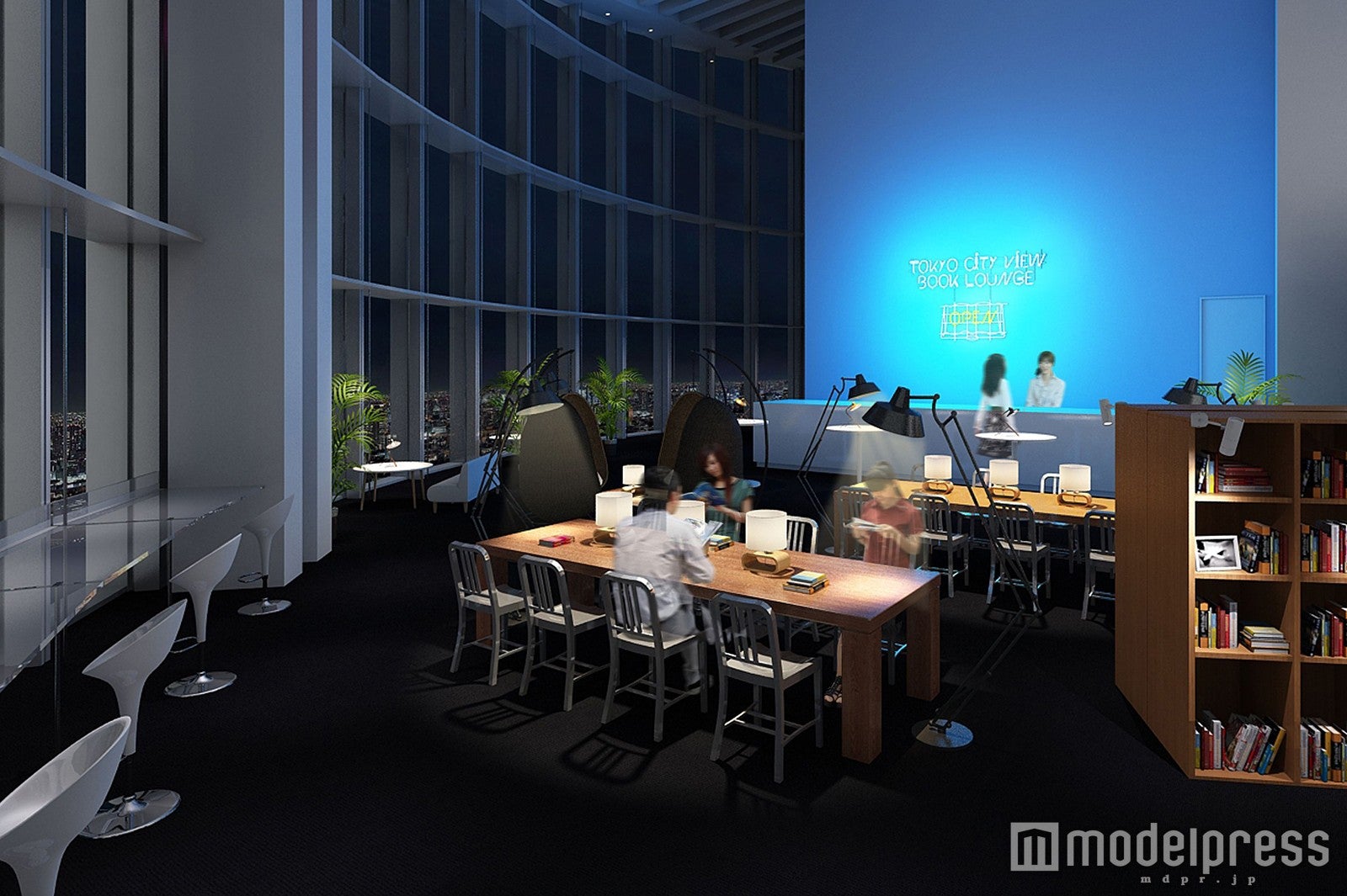 「Book Cafe Lounge」イメージ
／画像提供：森ビル