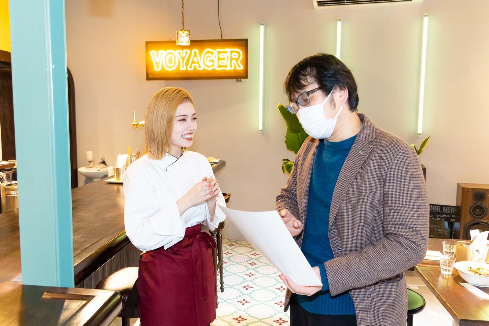 小芝風花、沙村広明氏（C）テレビ朝日