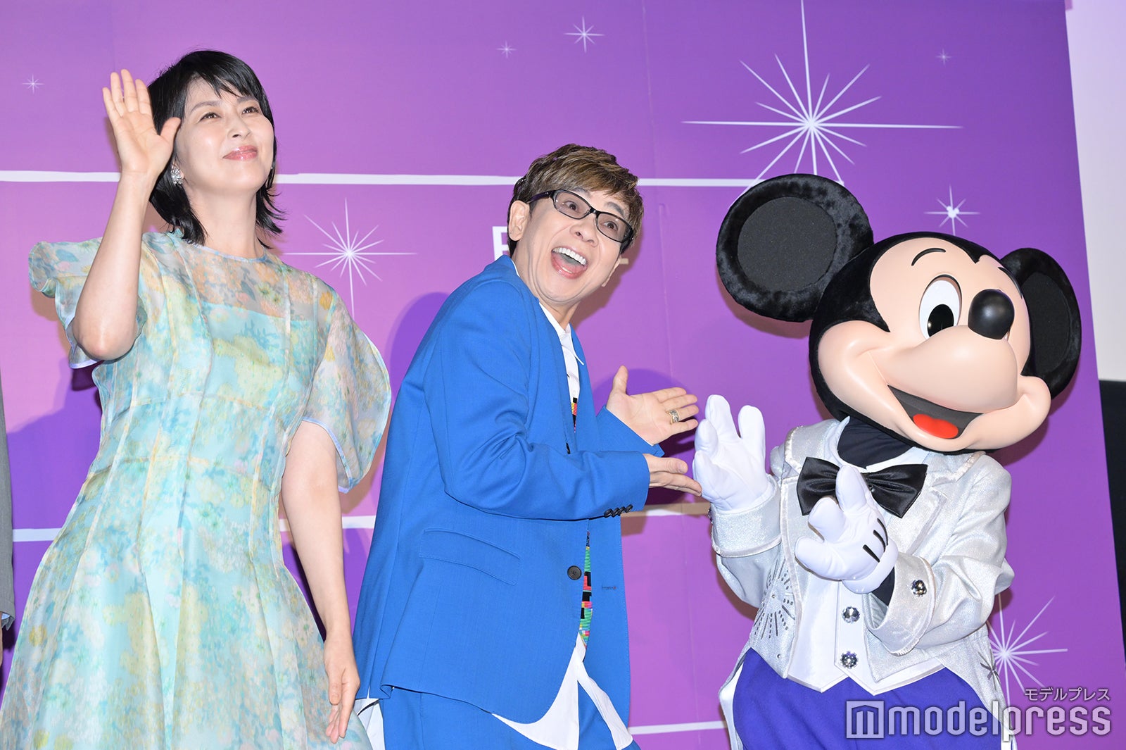 松たか子、山寺宏一、ミッキーマウス（C）モデルプレス