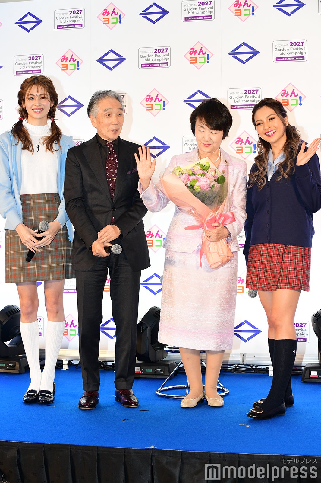 楓、堺正章、林文子横浜市長、ゆきぽよ （C）モデルプレス