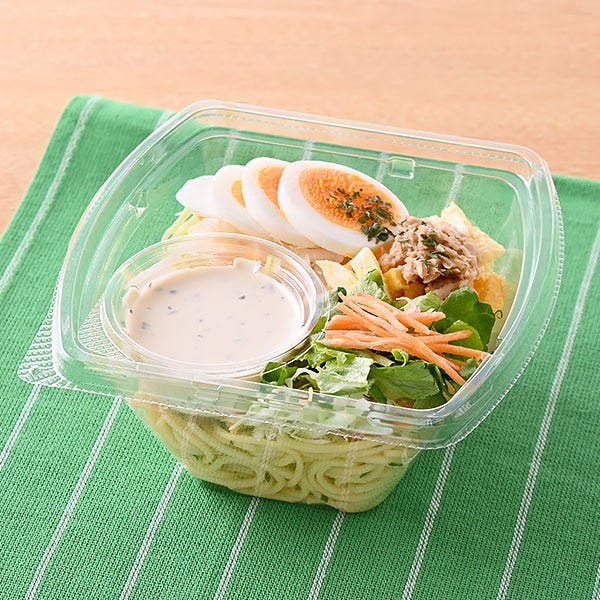 たまごとツナのパスタサラダ(税込420円)(提供写真)