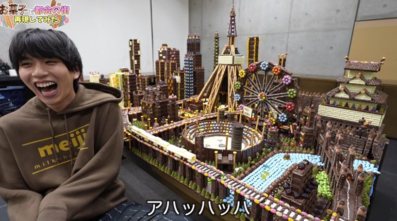 200kgのお菓子で東京が誕生！はじめしゃちょー3年目の挑戦が桁違いすぎる