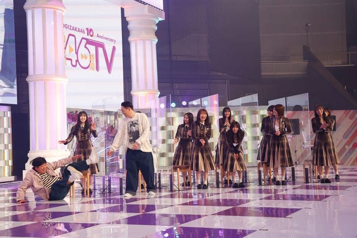 バナナマン(日村勇紀、設楽統)、乃木坂46(提供写真)