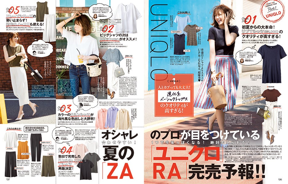夏の『ユニクロ』『ZARA』完売予報（画像提供：エムオン・エンタテインメント）