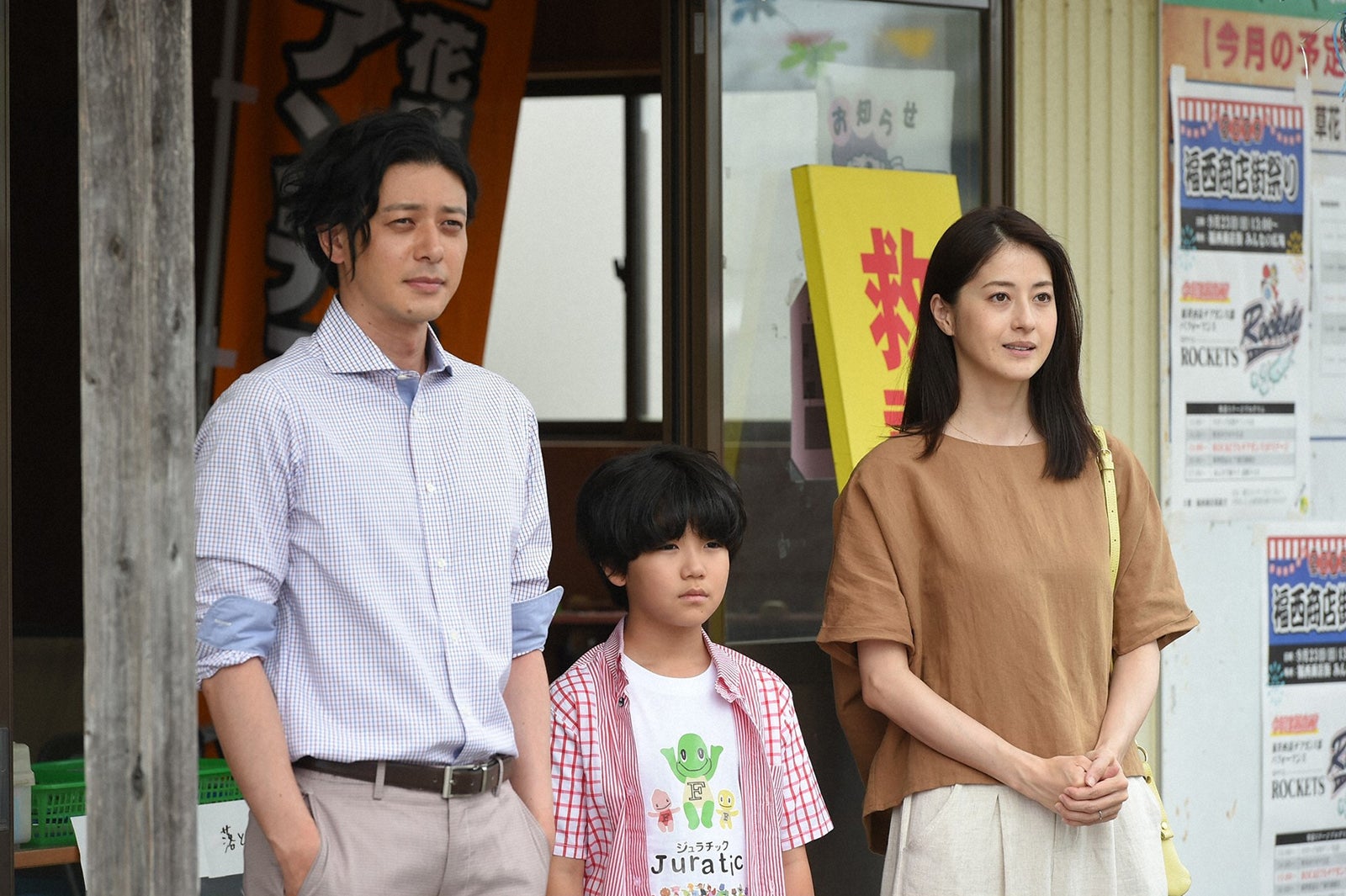 オダギリジョー、高村佳偉人、松本若菜／「チア☆ダン」第4話より（C）TBS