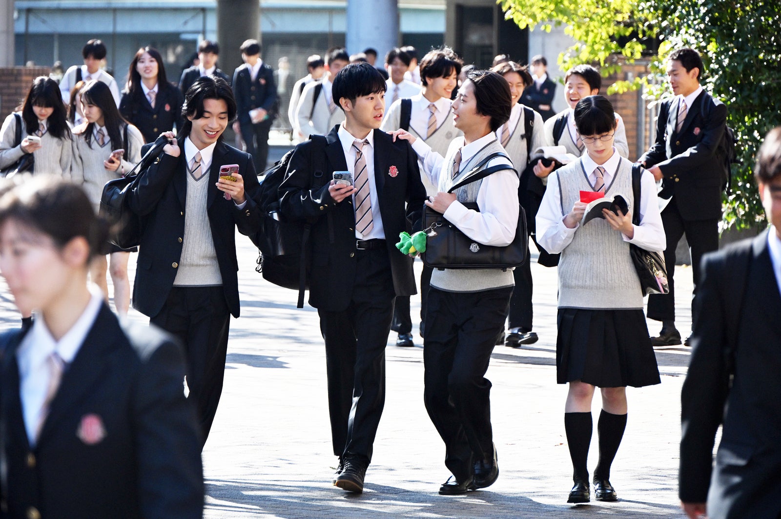 森愁斗、今井柊斗、青山凌大、野内まる「御上先生」第1話（C）TBS