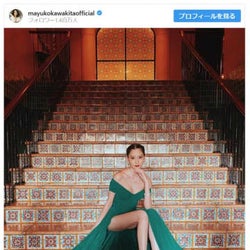 河北麻友子、アカデミー賞での大胆美脚ドレスが反響!【第92回アカデミー賞】