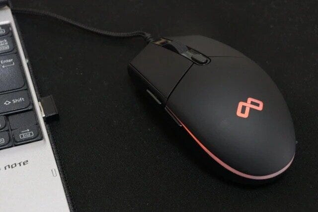 ダイソーのUSB有線マウス