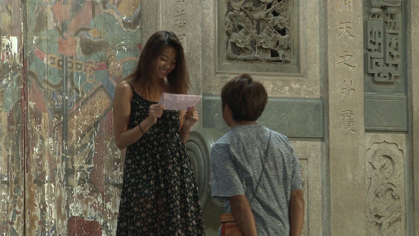 アスカ、ハト胸／「あいのり：Asian Journey」第11話より（C）フジテレビ