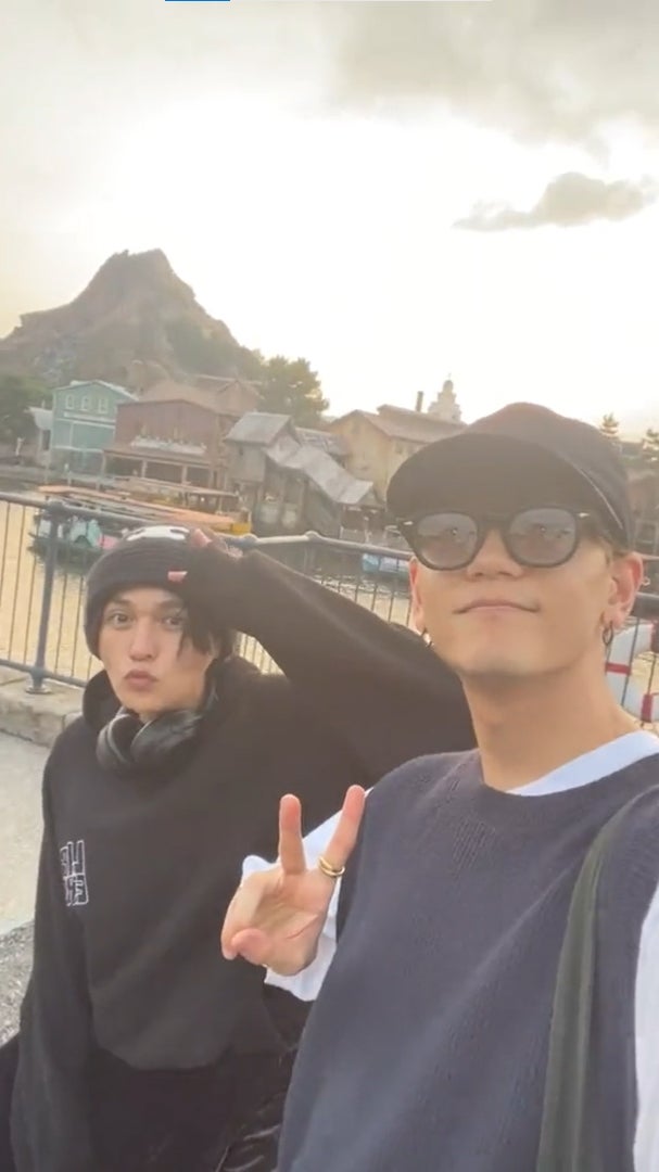 FANTASTICS八木勇征＆中島颯太、仕事後に弾丸ディズニー「ゆせそた最高」「遭遇したい」の声