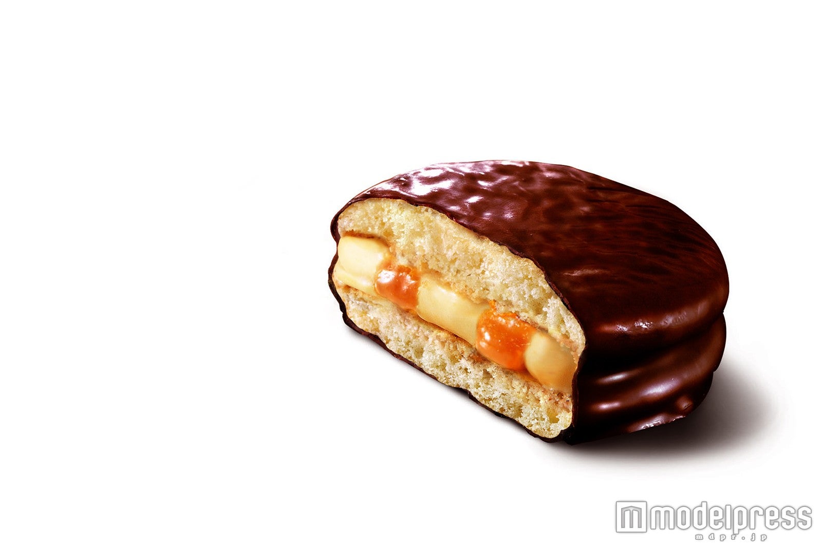 チョコパイ断面図