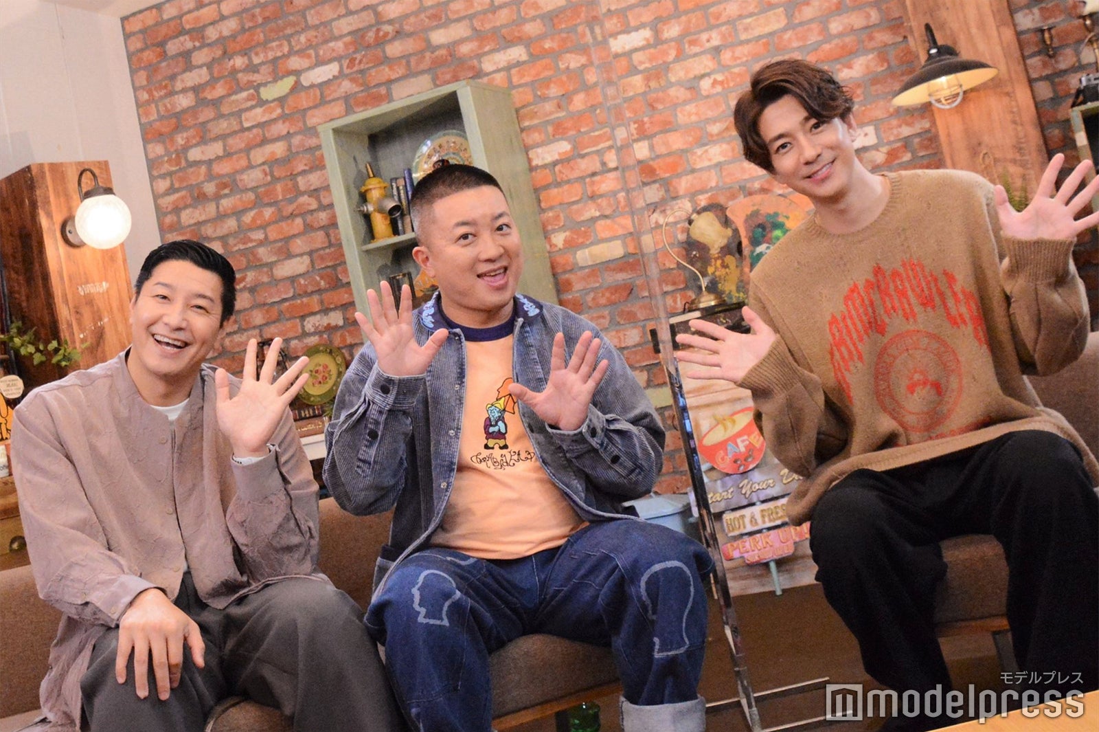 チョコレートプラネット（長田庄平、松尾駿）、三浦翔平 （C）モデルプレス