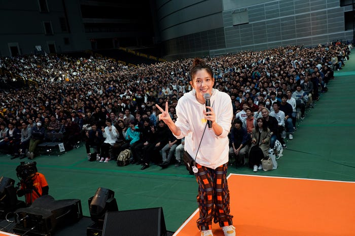 本田翼「ほんだのばいく」開設1周年記念イベント 第1部より(C)SDP