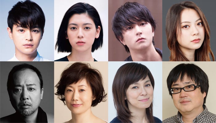 (上段左から)瀬戸康史、三吉彩花、稲葉友、山下リオ(下段左から)マキタスポーツ、峯村リエ、高田聖子、六角精児(提供写真)