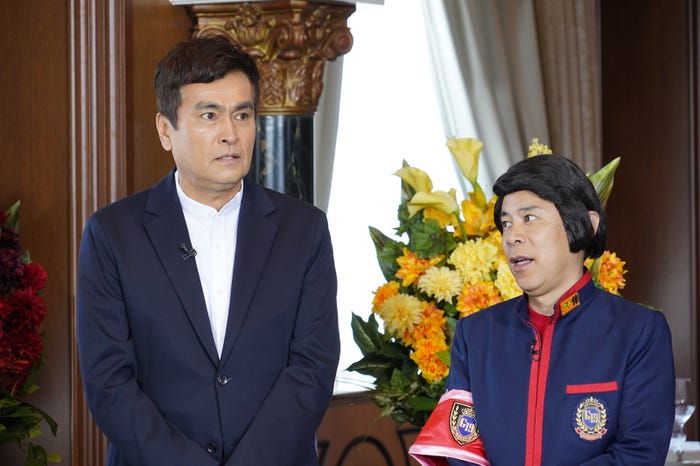 石原良純、岡村隆史 (C)日本テレビ
