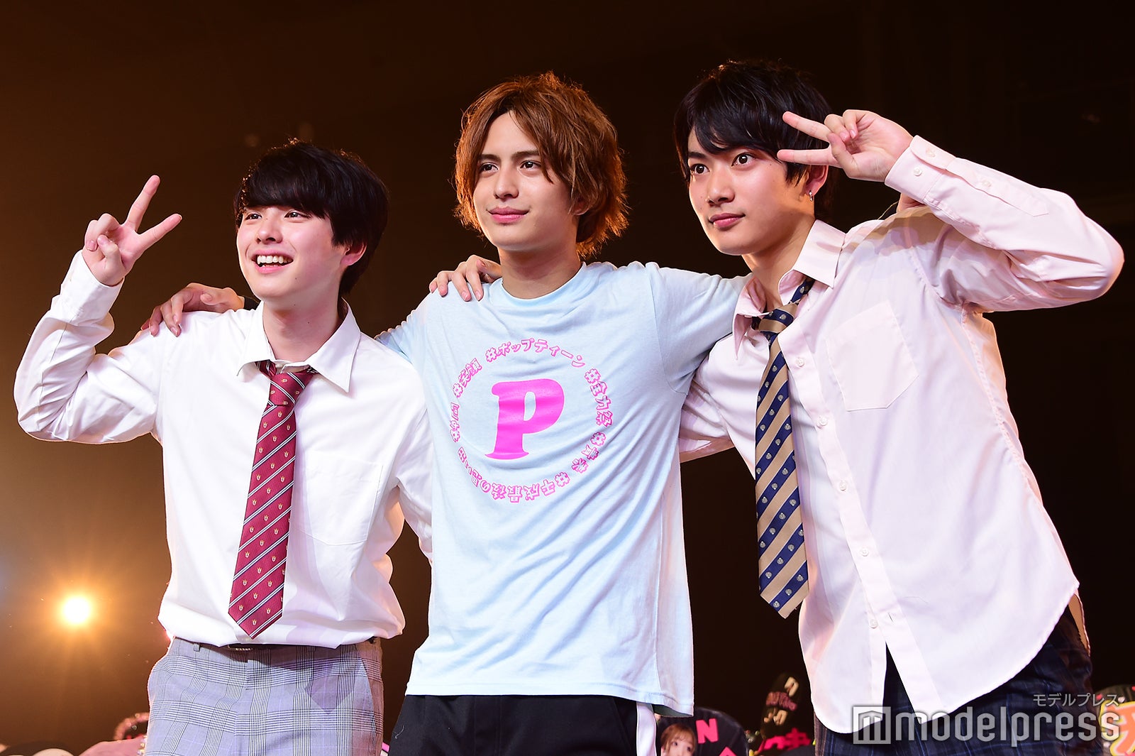 本田響矢（きょーちゃん）、中島健（けんけん）、那須泰斗（たいころりん） （C）モデルプレス