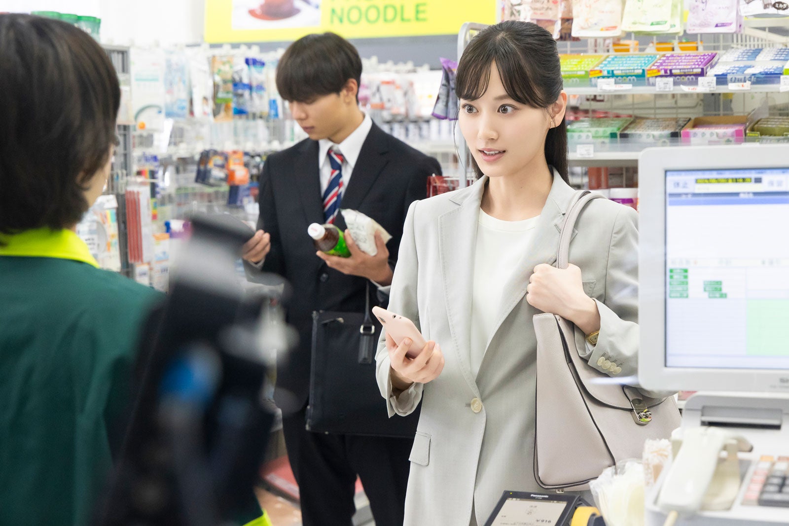 山下美月「小さな毎日、大きな世界」篇メイキングより（提供写真）