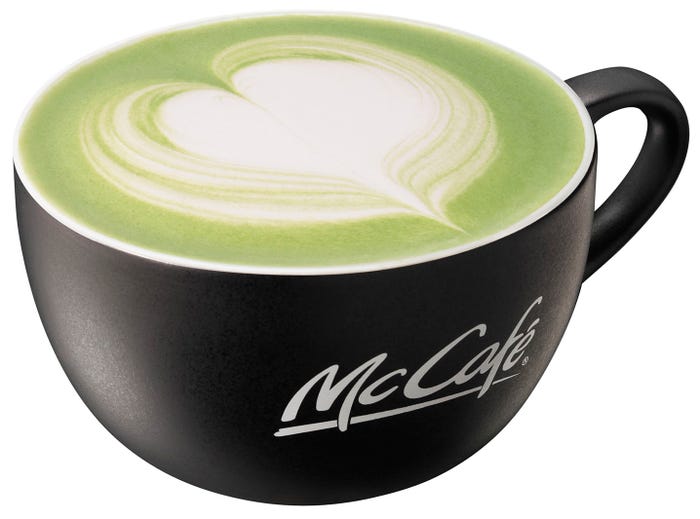 抹茶ラテ/画像提供:日本マクドナルド
