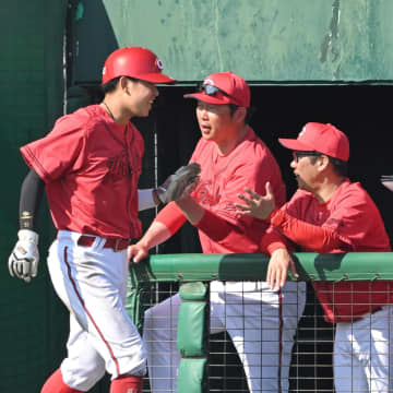 広島・新井監督「蓮は対応すると思ってたけど、西川は大したもんだな」 今年初の対外試合でルーキー奮闘【一問一答】