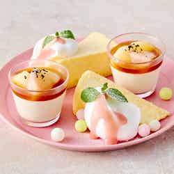 中段 口溶けなめらかな白桃と紅茶のムース/提供画像