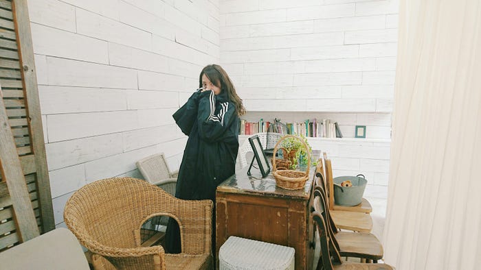 CMメイキングショット(画像提供:所属事務所)