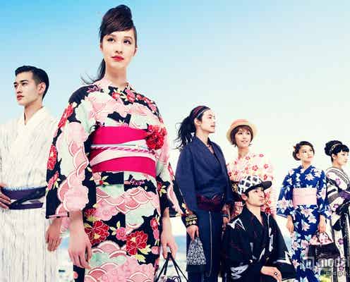 水原希子の美人妹、艶やか浴衣姿で京都に降臨