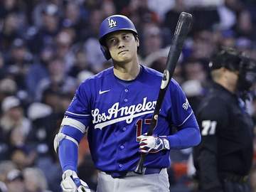 大谷翔平に代打で敵地もブーイング 九回はロハスが打席に 途中交代は今季5度目 明日先発予定 ドジャース打線爆発 大谷以外先発全員安打で大勝