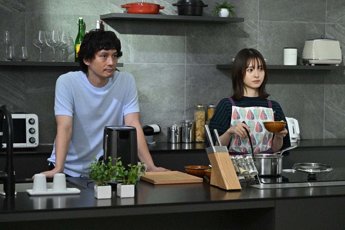 安藤政信、飯沼愛「マイ・セカンド・アオハル」第4話より(C)TBS