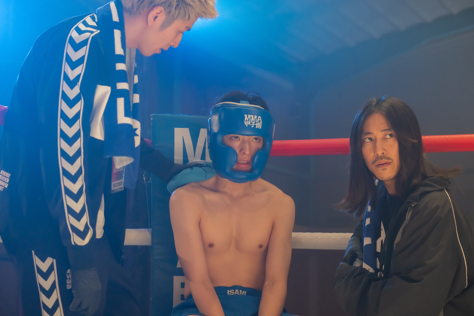 長谷川慎、木村慧人、佐野岳「レッドブルー」最終話（C）「レッドブルー」製作委員会・MBS（C）波切敦／小学館