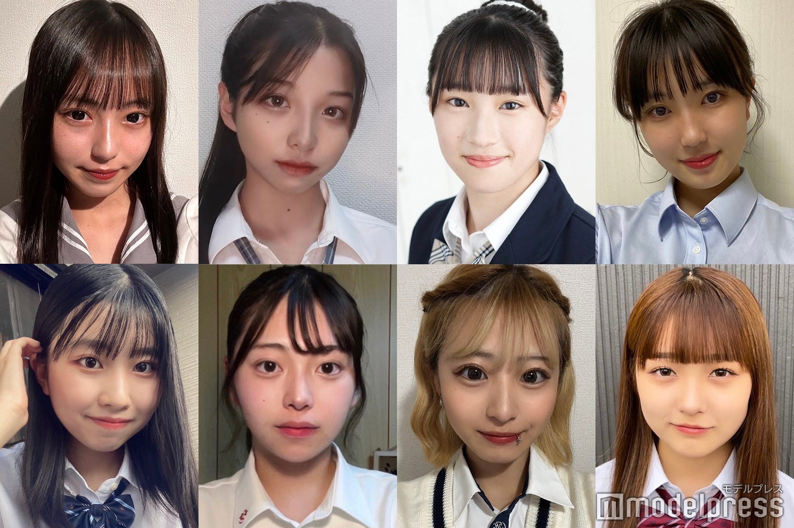 「女子高生ミスコン2023」九州・沖縄エリア候補者（一部）