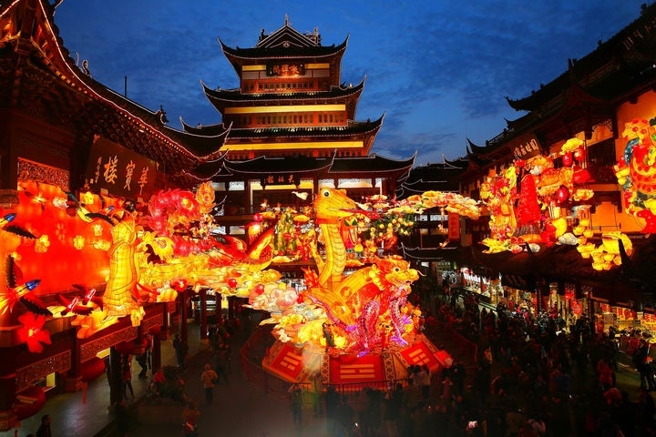 春節の上海で“新春ランタンフェス”幸福の象徴が豫園をライトアップ／画像提供：上海市旅游局