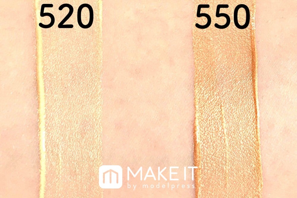 （左から）520 パーリー ゴールド、550 パーリー ブロンズ (C)メイクイット