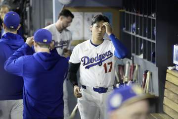大谷翔平 第1打席は見逃し三振 「1番・指名打者」で2試合ぶりにスタメンに復帰