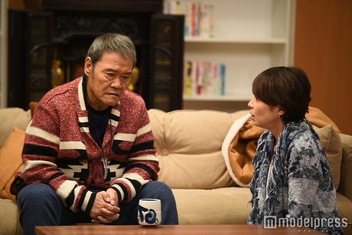 西田敏行、水野美紀/「家族ノカタチ」第9話より/画像提供:TBS