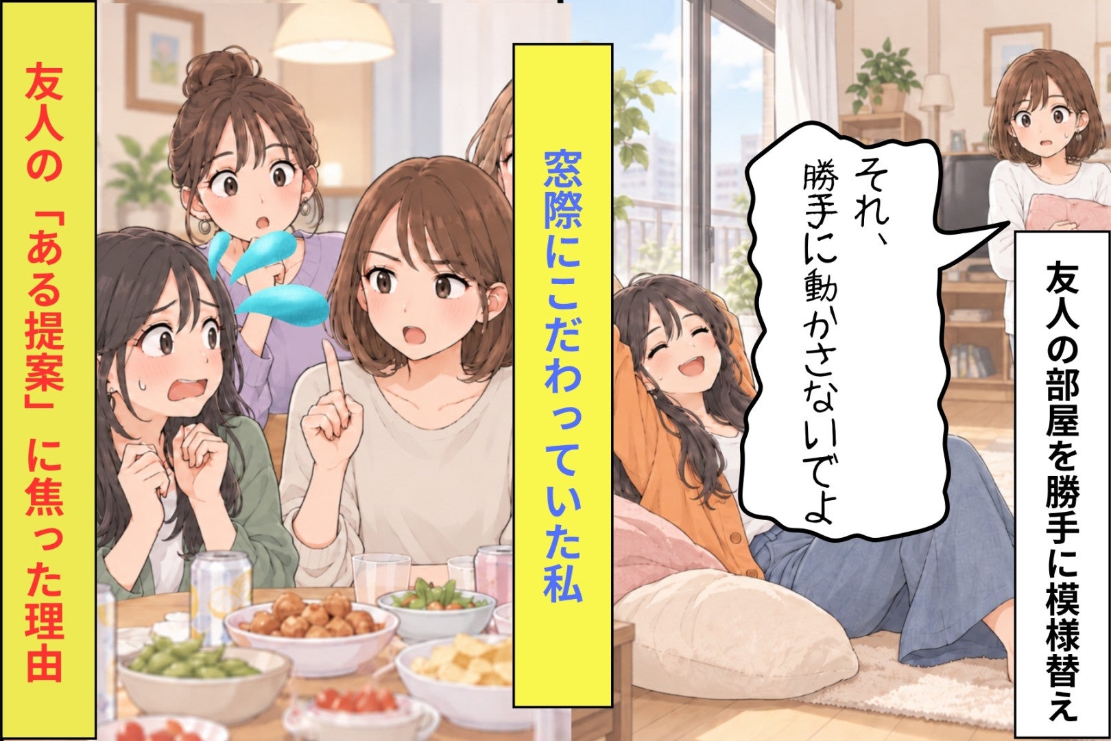 友人の部屋を毎回勝手に模様替えしていた私が、あの窓際にこだわった理由