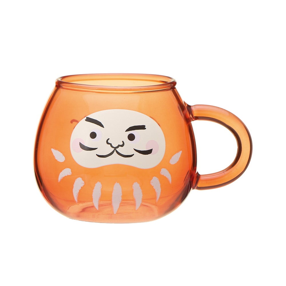 耐熱グラスマグだるまオレンジ296ml ¥2,640／画像提供：スターバックス コーヒー ジャパン