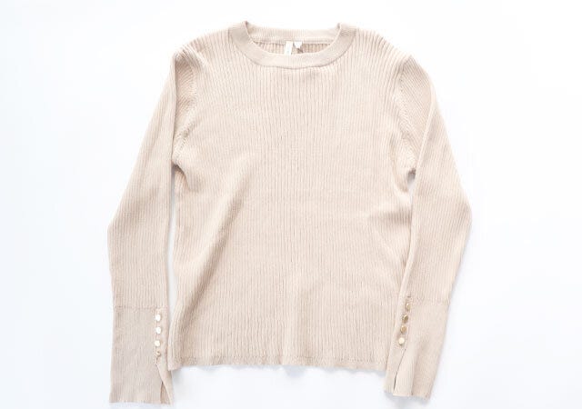 しまむら　ニット　ベージュ　値下げ