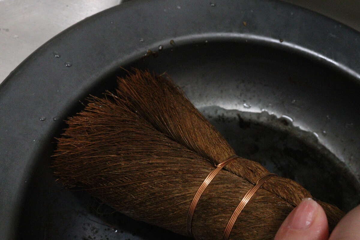棕櫚たわし　食器洗い