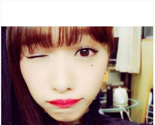 “人生初ヘアカラー”で話題の前田希美、キャットライン&赤リップで大人モード「変身できるのがたまらなく楽しい」